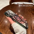 【 With Lens Films 】 CrashStar Magsafe Plating Transparent Soft Anti-fall Phone Case For iPhone 16 15 14 13 12 11 Pro Max XS XR X 8 + 7 Plus Wireless Charging Magnetic Phone Casing Full Cover Clear Shockproof Phone Cover Top Seller. 