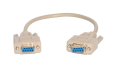 DB9 Female to DB9 Female Serial Cable / DB9 Serial Cable Female to Female 9 Pin Straight Through 8 Inch Length Genuine Branded. 