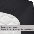 Cotton Jersey Fitted Bed Sheets. 