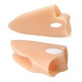 1 Pair Thumb Valgus Protector Silicone Gel Foot Fingers Two Hold Adjuster Feet Care. 