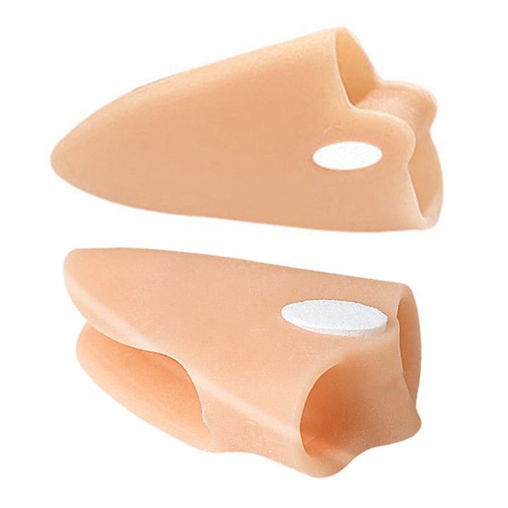 1 Pair Thumb Valgus Protector Silicone Gel Foot Fingers Two Hold Adjuster Feet Care