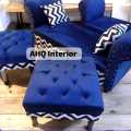 4 Seater Modern Tufted Puffy Sofa Set important Malai velvet 5 years guarantee Sale Available all colors customize. 