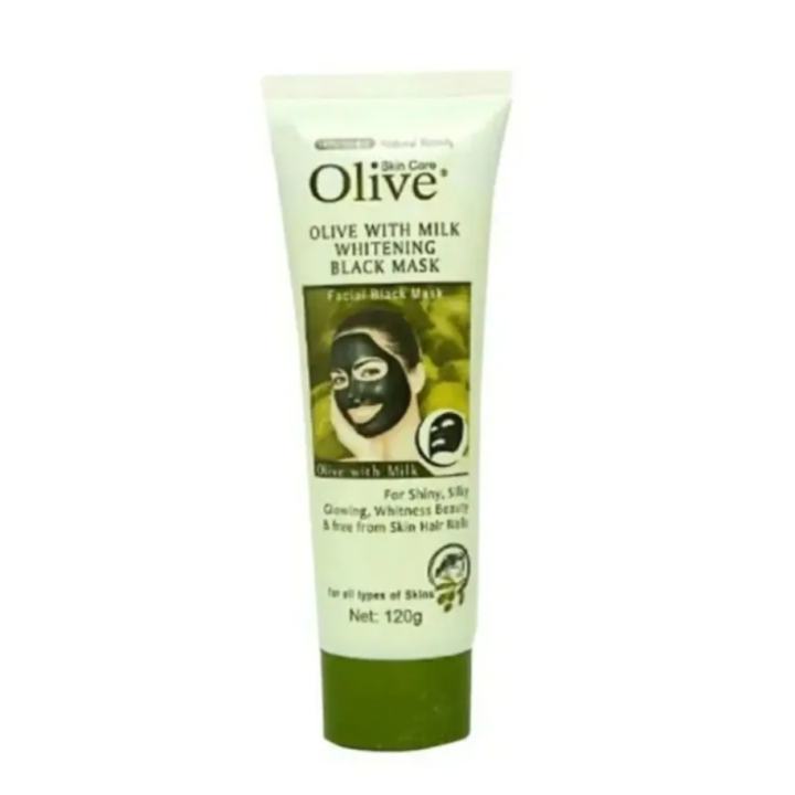 Olive With Milk Whitening Black Mask Black Head Remover Mask - 120 Grams