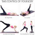 Tango Sports Portable Pilates Bar Kit with Resistance Band for Exercise Home Gym Pilates Reformer Body Shaping Pilates Stick for Workout, Yoga, Fitness, Stretch. 