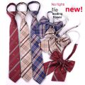 New Product Girls Short Uniform Plaid Academy Style Tie. 