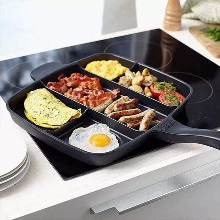 NEW 5 In 1 Magic Pan Innovative Cookware Non-stick Friyng Pan in Pakistan