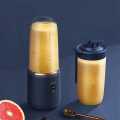 USB Rechargeable Juicer Blender - Mini Portable Personal Size Blender with 6 Blades - Electric Mixer for On-the-Go Smoothies - 400ml Food Grade Fruit Juicer Machine. 