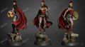 Wonder Woman Action Figure Statue Hand Painted Custom Made. 