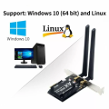 Derapid AX3000 WIFI-6- AX200 pcie-wifi-card-up-to-2400mbps-bluetooth-5-1-802-11ax-intel-ax200ngw MU-MIMO OFDMA ULTRA low-latency-supports-windows-10-64bit-. 