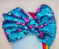 Jojo Siwa Pack of 2 Large Silky & Glittery Hair Bow Clips Headband Hair Accessories Band for Women (Imported). 