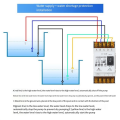 JDXHLAU Fully Automatic Water Level Controller Switch 25A 220V Water Tank Liquid Level Detection Sensor Water Pump Controller B. 