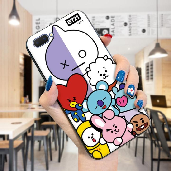 UCUC for OPPO A3S Case Korean Group BTS Cover Shockproof Soft Silicone Ultra Thin TPU Phone Case