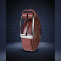 Casual Belt For Boys & Men'S Brown. 