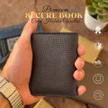 RFID Wallet | Minimalist Men's Purse Long Wallet For Men Bi Fold Simple Wallet Clasp  Card Holder [Secure Book]. 