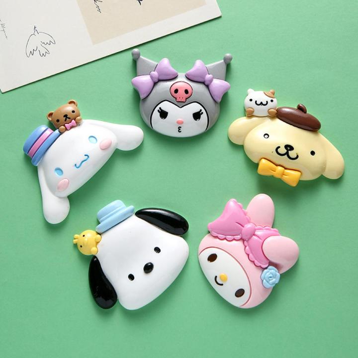 New Sanrio Accessories Kawaii Mymelody Kuromi Cinnamoroll Cartoon Diy Accessories Laptop Computer Patch Phone Decoration