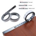 4PCS Self-Adhesive Tape Measure Metal Ruler with Glue. 