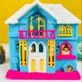 Doll House - Beauty Villa Set For Kids - Lovely Pink Doll House - Doll House For Girls - Pink Color Doll Play House. 