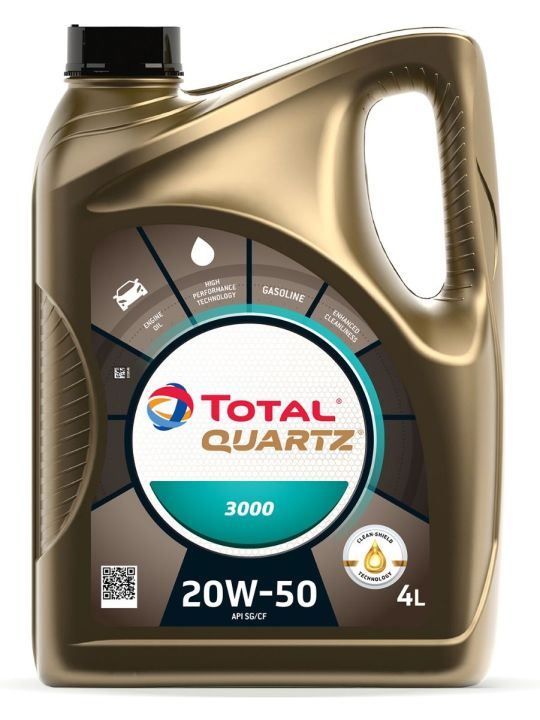 QUARTZ 3000 SG 20W50 4L TOTAL PARCO