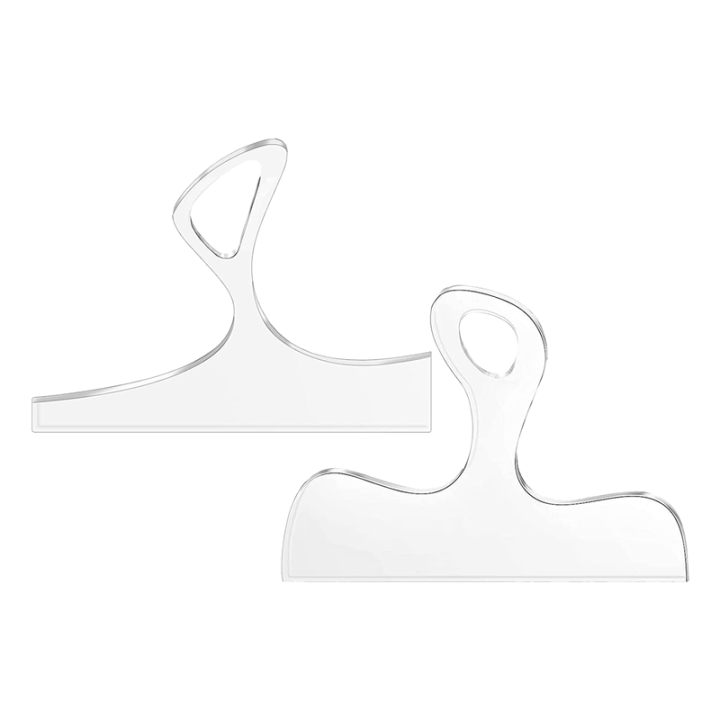 MAGICLULU 2-Pack Transparent Acrylic Charcuterie Board Handle Template – Router Jig For Woodworking