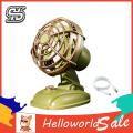 Compact Office Fan Rechargeable Portable Desktop Fan Low Noise Compact Design Adjustable Multi-angle 2 Speed Settings Cooling Fan for Home Office Use. 