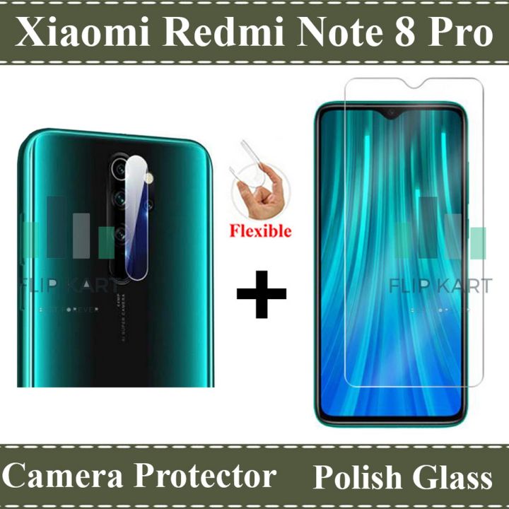 Xiaomi Redmi Note 8 Pro Glass Protector Tempered Glass Screen Protection Polish Glass + Back Camera 9H Gorilla Flexible Protector For Xiaomi Redmi Note 8 Pro