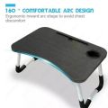 Portable Folding Laptop , Study Table Desk , Flexible & Multipurpose , Wooden Foldable laptop Desk for Bed/ Sofa, Tea Serving Table Stand. 