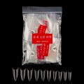 500Pcs French Nail Tips Transparent Nail Extension Ballerina Stiletto Triangle For Nails Half Nail Art False Acrylic Nail Tips. 