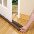 Foldable Under Door Draft Stopper Washable Leather Door Seal Strip Sound Proof and Dust Proof. 