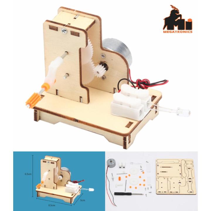 STEM Hand-crank electricity generator science kit experiment DIY ...