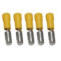 200 Pcs 4-6mm2 Wire Connector Ring Crimp Terminal Yellow 12-10AWG. 