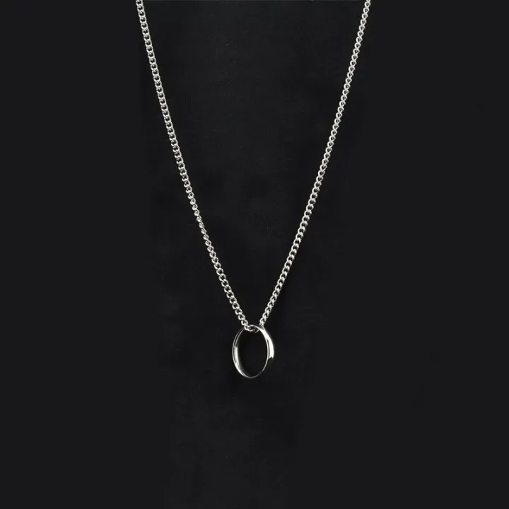 Silver%20ring%20chain%20Necklace%20Never%20Fade%20Stainless%20Locket%20Necklace%20Pendant%20for%20Boys%20&%20Men%20-%20Image%203