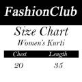 Black & White 3D Embroidery Flower Kurti. 