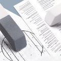 Fountain Pen Ink Erasers / Gel Pen Kawaii Matte Eraser Office Stationery Sand Rubber Clean Correction Supplies. 