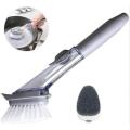 New Soap Dispenser Scrubber Cleaner Dish Wand Brush Scrub Refill Washing Scrub Sponge. 