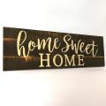 Ornaments Board Table Decorations Wood Sign Plaque Wooden Home Sweet Home Standing Plank Panel Home Decor. 