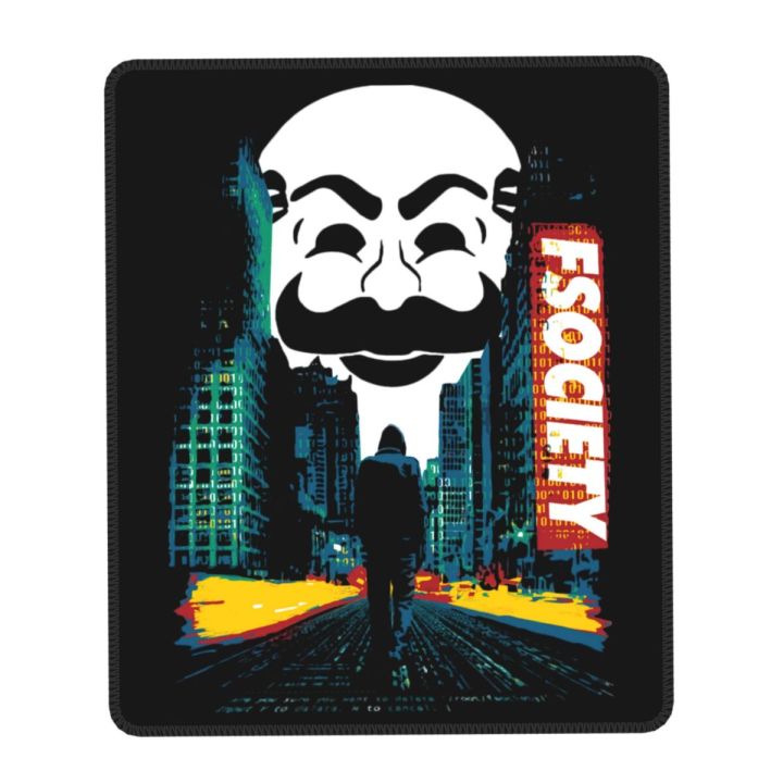 Mr Robot Gamer Mouse Pad Customized Anti-Slip Rubber Lockedge Mousepad Office Laptop Computer PC Pads Fsociety Hacker Mouse Mat