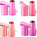 Jelly Blush Stick Sheer Lip & Cheek Stain Cheek Tint Watercolor Finish Makeup Blush. 
