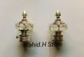 Pair of 2Pcs  White Curtain Rod End Stoppers. 