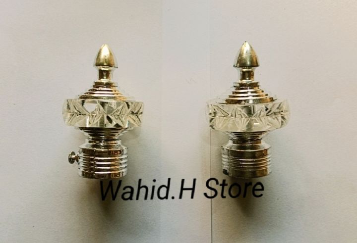 Pair%20of%202Pcs%20%20White%20Curtain%20Rod%20End%20Stoppers%20-%20Image%202