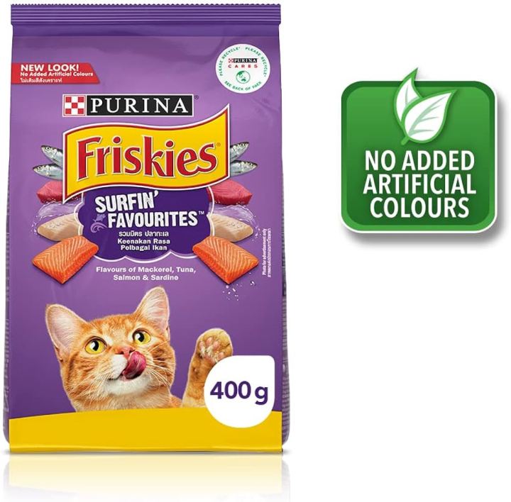 PURINA FRISKIES SURFIN 400GM