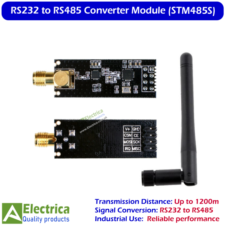 NRF24L01+PA+LNA Wireless Transceiver Module with Antenna Long Range 2 ...