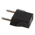 Adapter Plugs Charger Universal EU 2 Flat Pin To 2 Round Pin Power Plug. 
