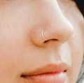 Stainless steel plane nose ring good quality elegant design. 