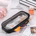 Transparent PVC Exam Pencil Case High Quality Student Zipper Stationery Storage Case Pouch Organizer for School Test. 