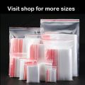 100 Zippers - 3x4 inch ziplock plastic shopper bag. 