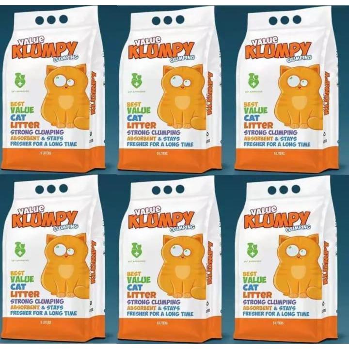 Bundle of 6 Value Klumpy Cat Litter