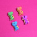 1 Pack Of 4 Dino Fancy Erasers / Fancy Rubbers - Stationery Rubber For Kids - Girls And Boys. 