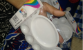 Colour Mixing Tray Plastic Colour White - Size Small. 
