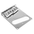 Guitar Hardtail Bridge Metal Electric Guitar Fixed Bridge 6 Strings for Replacement. 
