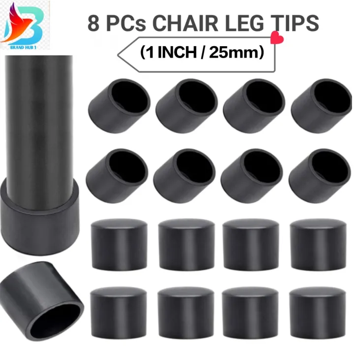 Rubber Chair Railing 12 Pcs HIGH QUALITY Round Rubber Furniture Leg Caps 1